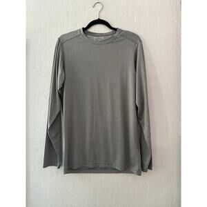Exofficio Shirt Adult Small Gray Performance Tech Insect Shield Repel Baselayer